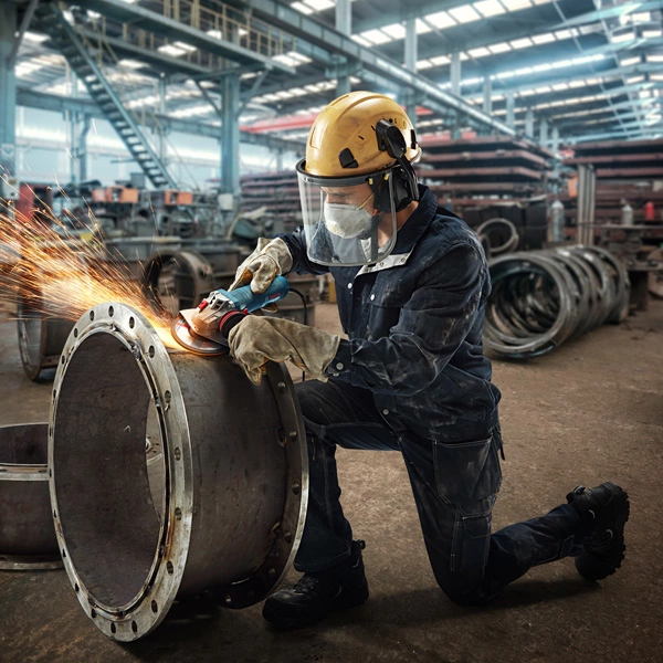 BOSCH GWS 12-125 S Angle Grinder - เครื่องเจียรไฟฟ้า หรือลูกหมูขนาด 5 นิ้ว ที่มีระบบป้องกันการดีดกลับ - 06013A60K0