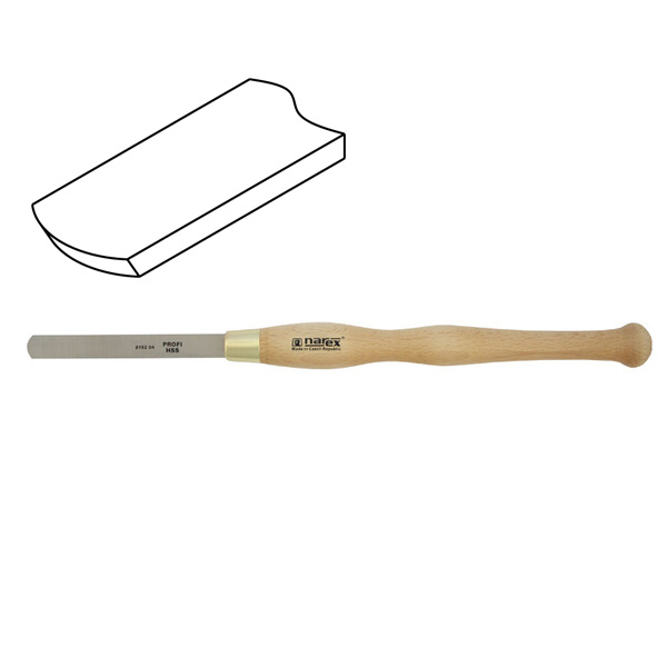 NAREX 859410 Set of woodturning chisels HSS LINE PROFI - มีดกลึงงานไม้ขนาดใหญ่เหล็ก HSS (Made in Czech Republic)