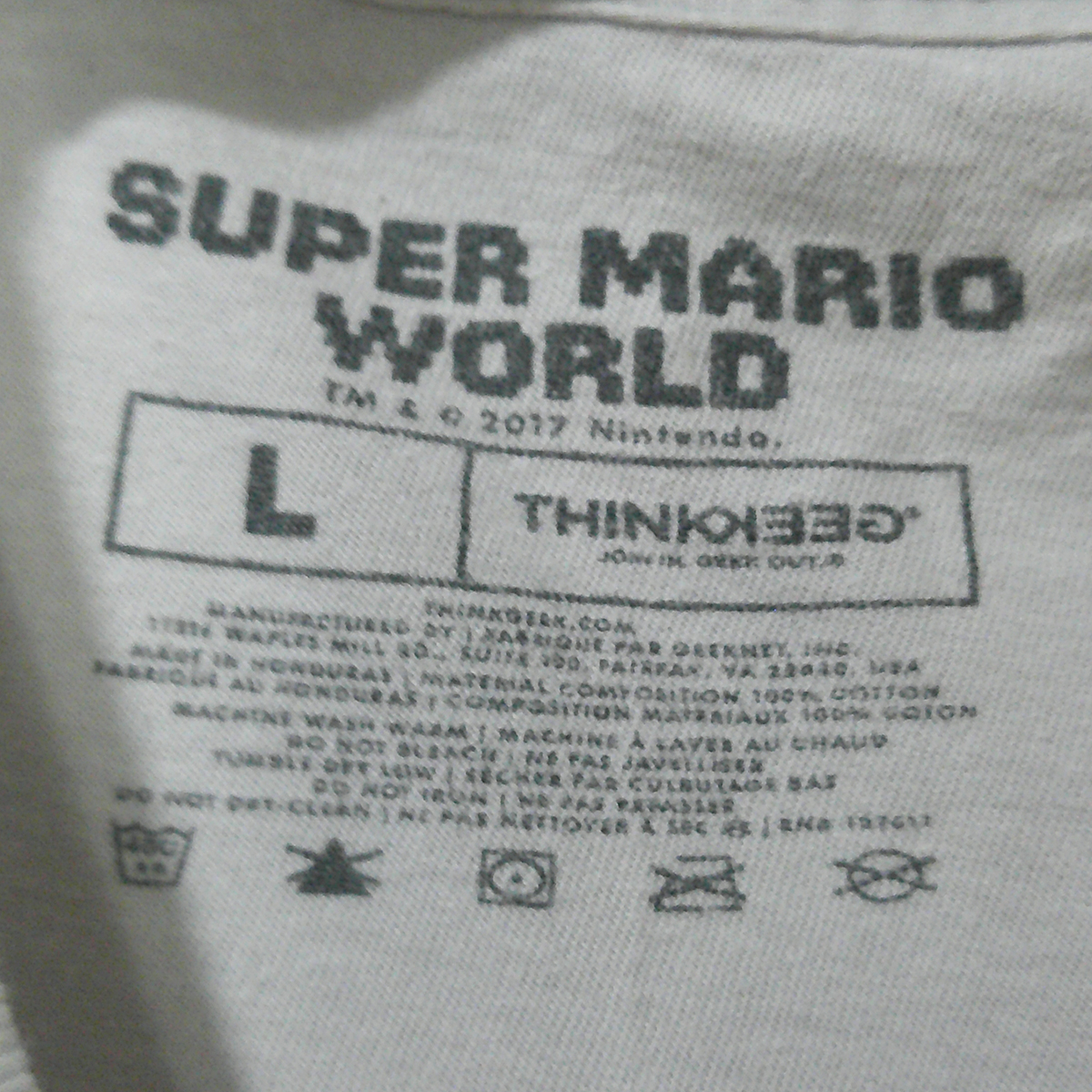 เสื้อยืดมือสอง ลายการ์ตูน ซูเปอร์มาริโอ้ Super Mario
