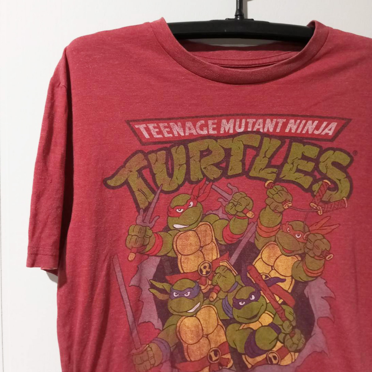 เสื้อยืดวินเทจมือสอง T-Shirt Vingtage ลายการ์ตูน เต่านินจา Teenage Mutant Ninja Turtles
