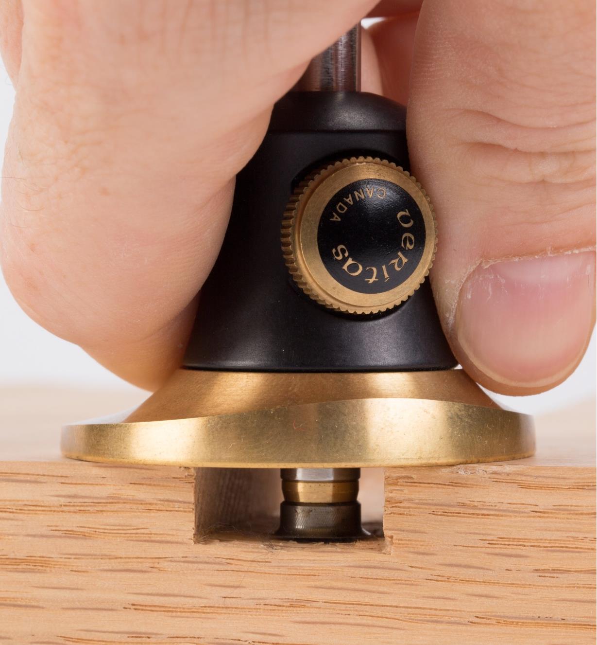 VERITAS 05N3631 Micro-Adjust Wheel Marking Gauge - ขอขีดแบบที่สามารถปรับได้ละเอียดขนาดไมโครรุ่นใหม่ 05N3631 (Made in Canada)