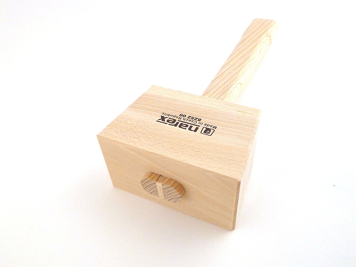 NAREX 825300 - 660 gram Beech Wood Carving Mallet ค้อนเหลี่ยมงานไม้ (Made in Czech Republic)