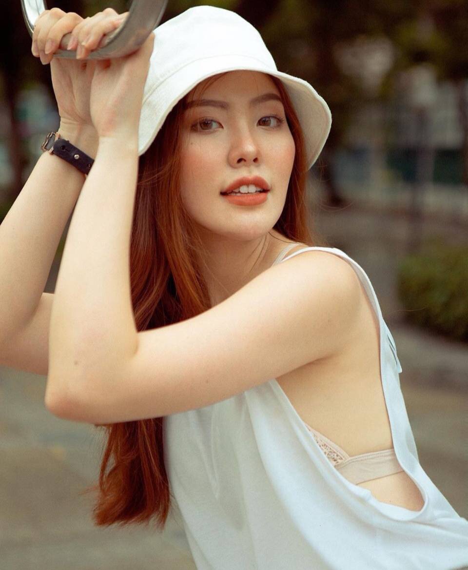 หมวกบัคเก็ต buckethat หมวกปีกกว้างผ้าพีชคอตตอนงานไทย ทรงสวย Size 58 cm.