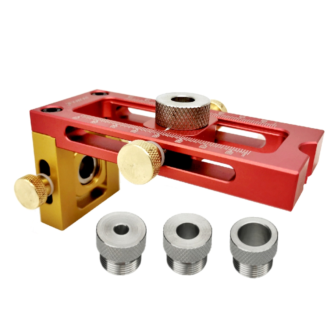 SIT TOOL CDJ-xxx Universal Cross Dowel Jig with Steel Guide Bushing - จิ๊กเจาะเดือย Universal Cross Dowel พร้อมปลอกเหล็กนำเจาะ