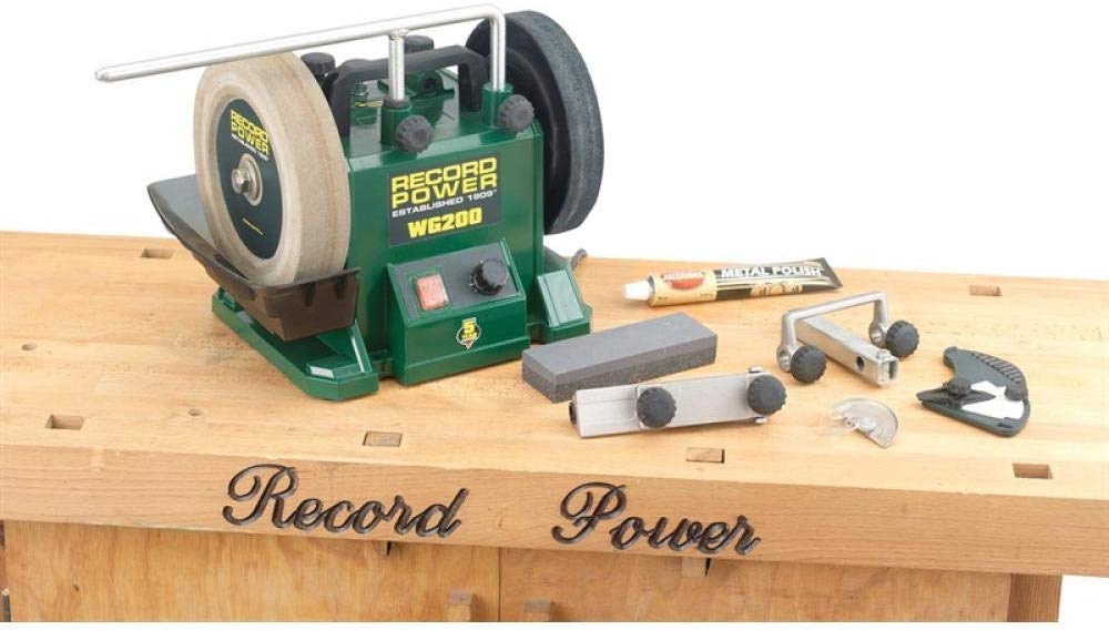 RECORD POWER WG200-PK/A 8" Wetstone Sharpening System Package