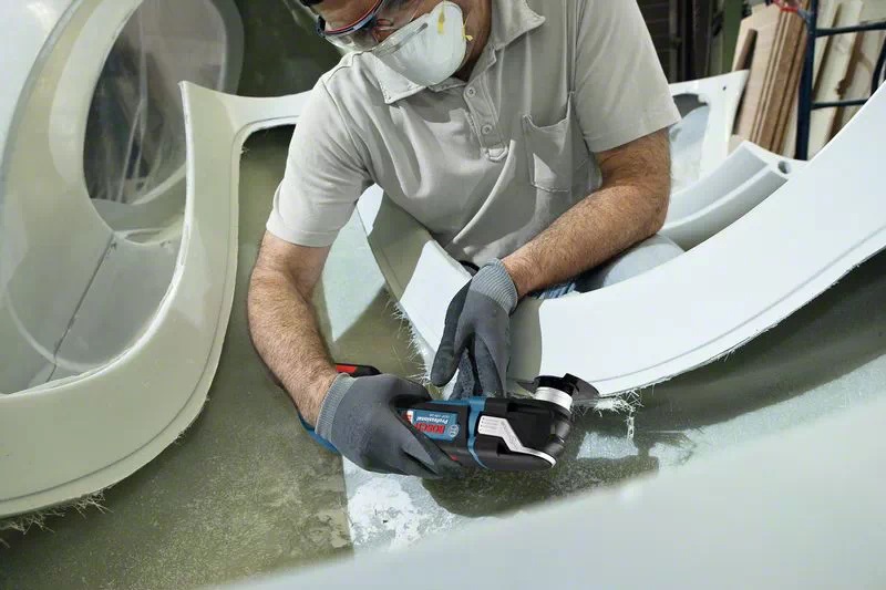 BOSCH GOP 18V-28 - 18V Cordless Multi-Function Tool (Tool only, without battery and charger) - เครื่องตัดอเนกประสงค์ไร้สาย ใช้แบตเตอรี่ 18 โวล์ท เครื่องเปล่า ไม่มีแบตเตอรี่ ไม่มีแท่นชาร์จ Bosch รุ่น GOP 18V-28 - 06018B6002