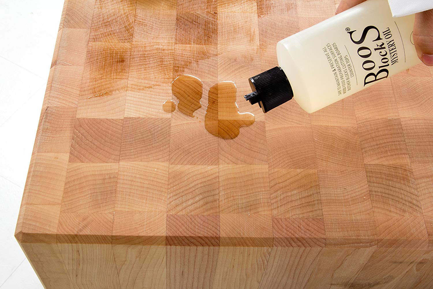 JOHN BOOS Block - Butcher Block / Cutting Board Oil,16 oz. (473 มล.) - น้ำมันทาเขียงไม้ ชามไม้ ภาชนะใส่อาหารทำจากไม้ สามารถสัมผัสอาหารได้โดยตรงไม่เป็นอันตราย (Made in U.S.A)
