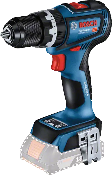 BOSCH GSB 18V-90 C Cordless Drill and Driver (Tool only, without battery and charger) - สว่านไขควงกระแทกไร้สาย LI-Ion 18V รุ่น GSB 18V-90 C (ไม่มีแบตเตอรี่ ไม่มีแท่นชาร์จ) - 06019K61L0
