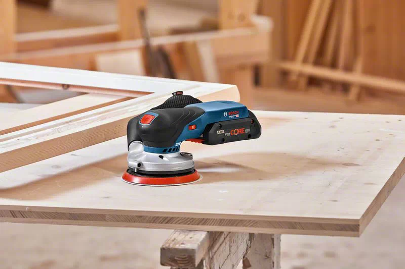 BOSCH GEX 18V-125 Cordless Palm Orbital Sander (Tool only, without battery and charger) - เครื่องขัดกระดาษทรายไร้สายกลมแบบโคจร BOSCH รุ่น GEX 18V-125 (ไม่มีแบตเตอรี่ ไม่มีแท่นชาร์จ)- 0601372201