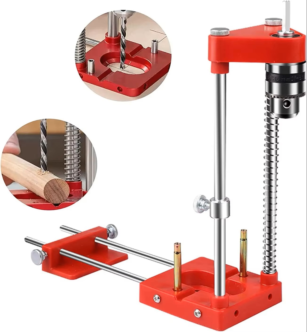 SIT TOOL SIDG-02 Aluminum and Steel Structure Adjustable Drill Holder Guide Stand - แท่นจับสว่านเจาะโครงสร้างอลูมิเนียมหล่อ และเหล็ก SIT TOOL รุ่น SIDG-02