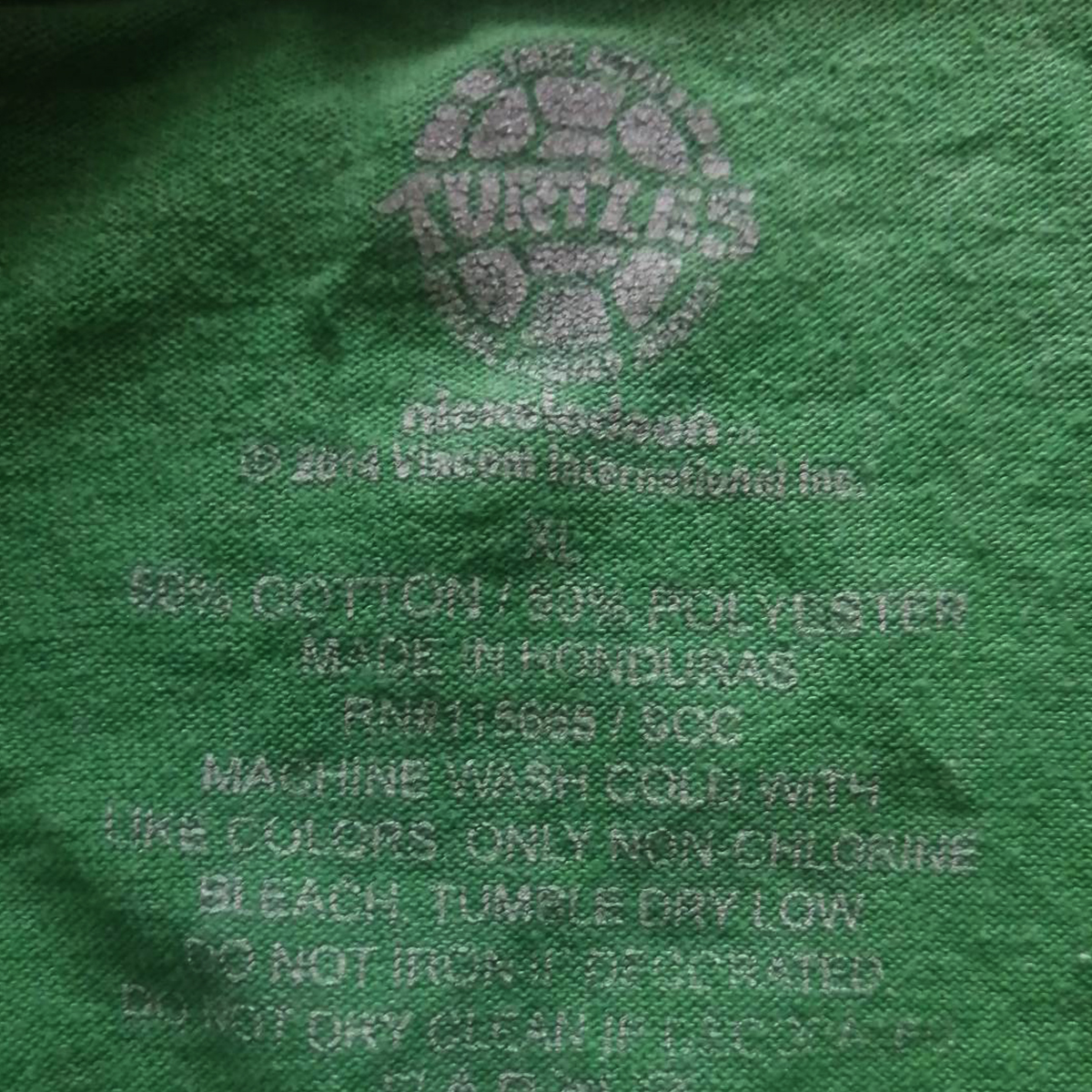 เสื้อยืดวินเทจมือสอง Vintage ลายการ์ตูนเต่านินจา Teenage Mutant Ninja Turtles งานป้ายผ้าเก่า สินค้าพร้อมส่ง