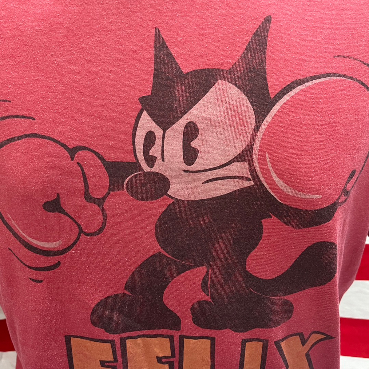 เสื้อยืดวินเทจมือสอง T-Shirt Vingtage ลายการ์ตูน เฟลิกซ์เดอะแคท Felix the Cat