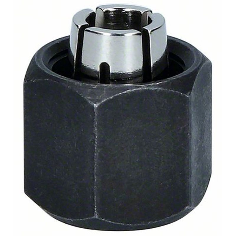 BOSCH 2608570142 (1600A00H85) - Replacement Router Collet for GKF 12V-8 หรือ GKF 12V-25N - หัวจับดอกทริมเมอร์ หรือ เครื่องเซาะร่องไร้สาย GKF 12V-8 หรือ GKF 12V-25N ขนาด 1/4" รุ่น 2608570142 (1600A00H85) *