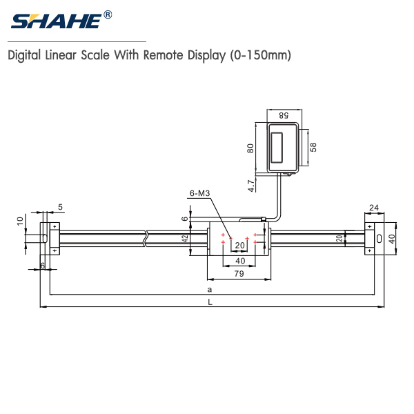 SHAHE 5403-xxxx Digital Remote Readout - เครื่องอ่านความลึกของเครื่องมือ SHAHE รุ่น 5403-xxxx