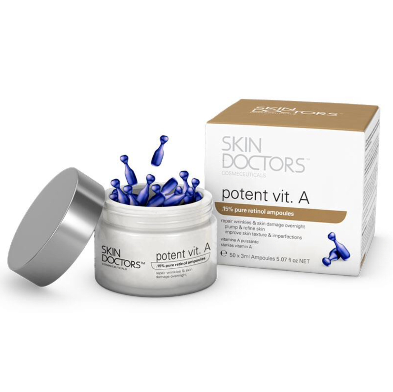 Skin Doctors Potent Vit A Ampoules 50x 3ml