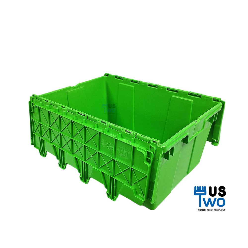 ลังพลาสติกทึบ ฝาพับคู่ 50 ลิตร