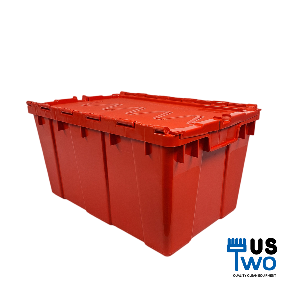 ลังพลาสติกทึบ ฝาพับคู่ 35 ลิตร