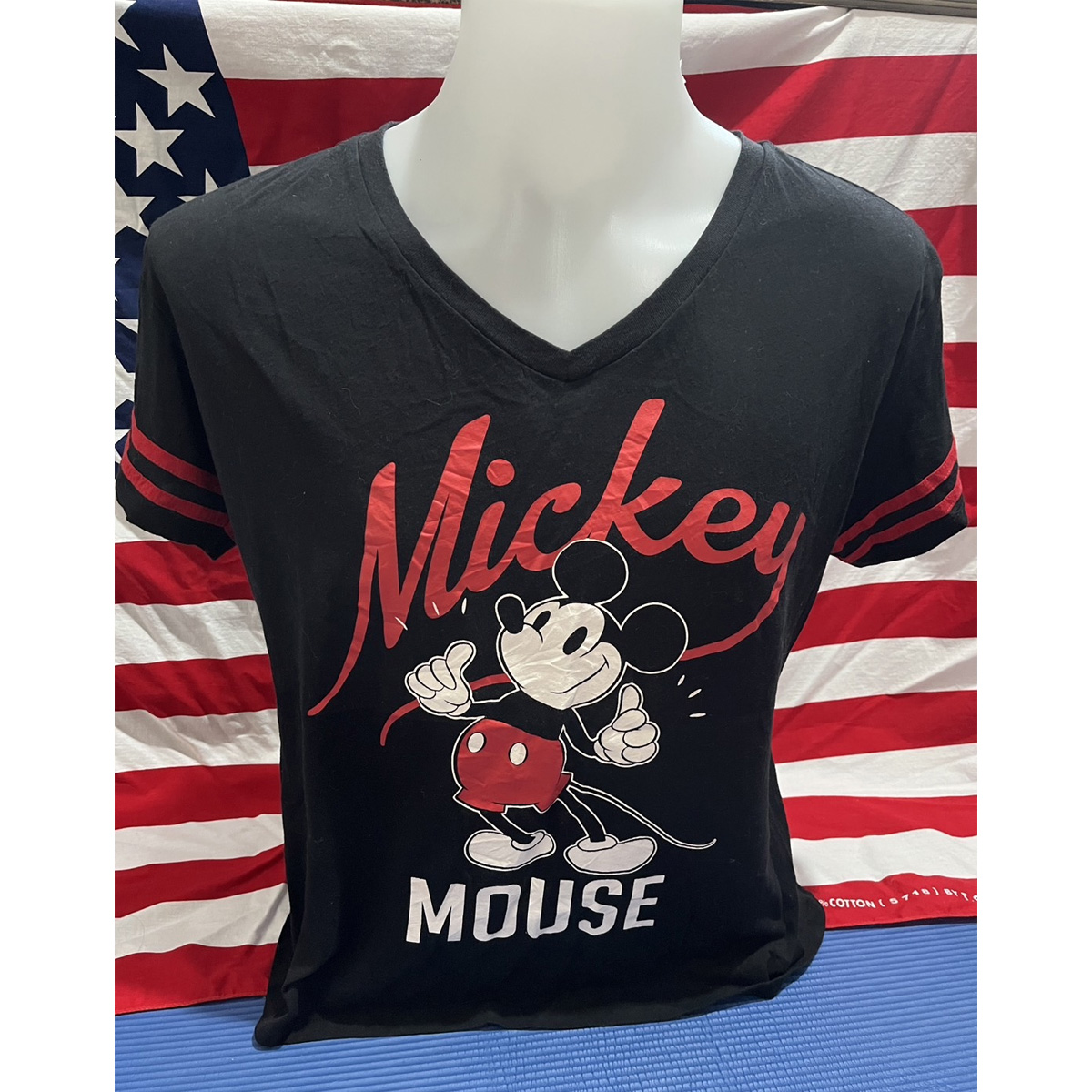เสื้อยืดวินเทจมือสอง Vintage T-Shirt เสื้อยืดมิกกี้เมาส์ วินเทจ Mickey Mouse งานป้าย Disney