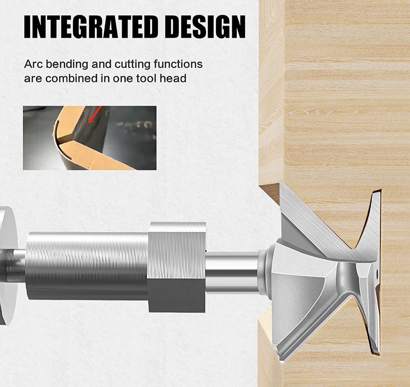 SIT Tool 63xx - 1/2-inch Shank Arc Bending Woodworking Router Bits - ดอกเร้าเตอร์ตีทำโค้งไม้ แกน 1/2นิ้ว