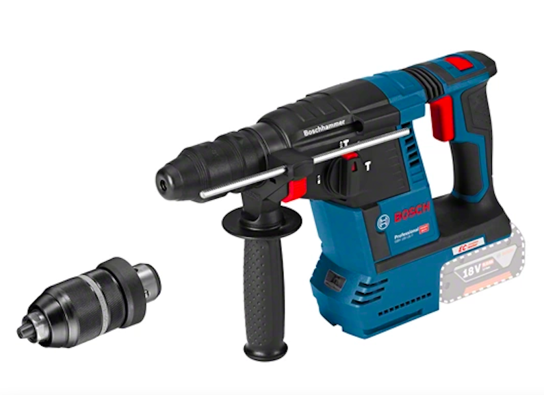 BOSCH GBH 18V-26F Rotary Hammer Drill without batteries and charger - สว่านโรตารีไร้สาย Li-Ion 18V รุ่น GBH 18V-26F (เครื่องเปล่าไม่มีแบตเตอรี่ ไม่มีแท่นชาร์จ) - 0611910000