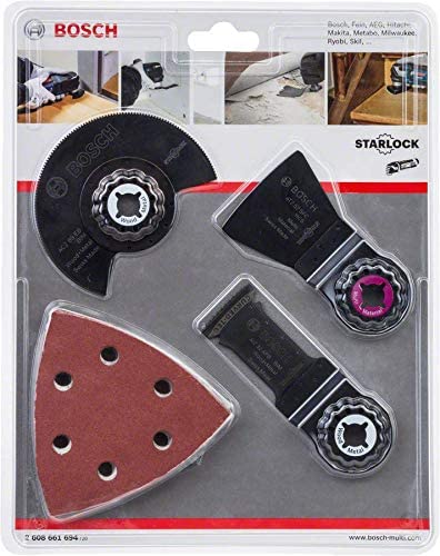 BOSCH 2608661694 GOP All in One Universal Set, Multicolor, 13Pcs- ชุด All-in-1 สำหรับงานไม้ ใช้กับเครื่องมืออเนกประสงค์ ได้ทุกยี่ห้อ - 2608661694
