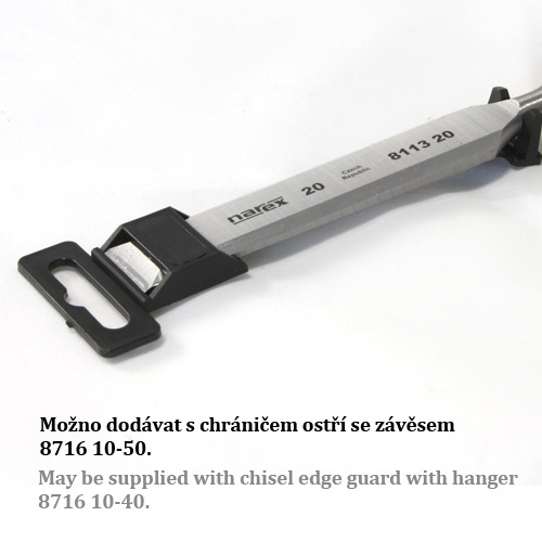 NAREX 877601 Set of bevel edge chisels in wooden stand, WOOD LINE PROFI - ขุดสิ่ว 6 เล่มกับที่ตั้งไม้ (Made in Czech Republic)