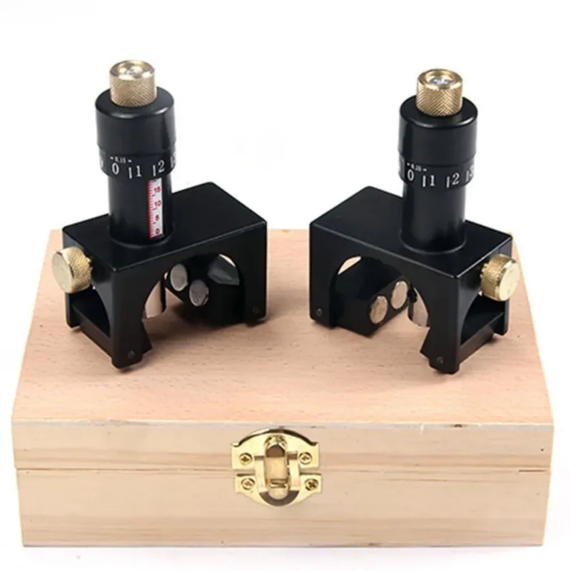 FNICEL PKJ-201 Magnetic Planer & Jointer Knife Setting Jigs - เครื่องตั้งใบมีดเครื่องไสชิด เครื่องรีดไม้แบบแม่เหล็ก ชุด 2ตัวในกล่องไม้