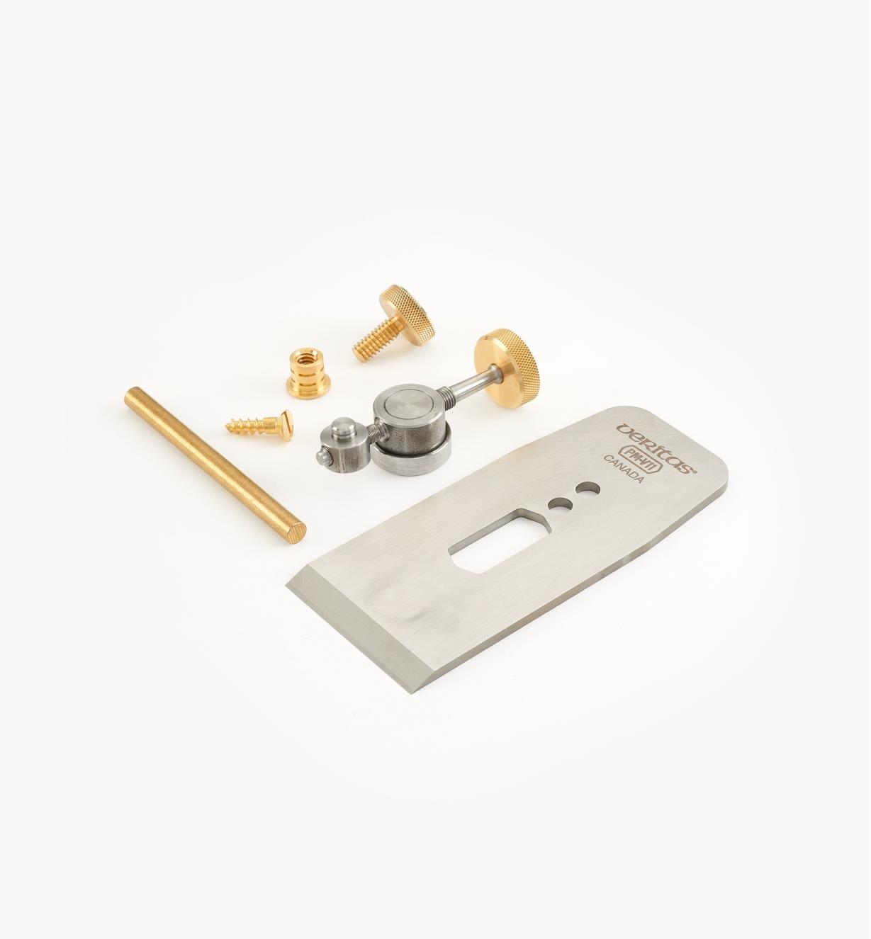 VERITAS Wooden Bench Plane Hardware Kit with PM-V11 Blade (ชุดคิทสำหรับสร้างกบไม้ Bench Plane)- ผลิตในแคนาดา