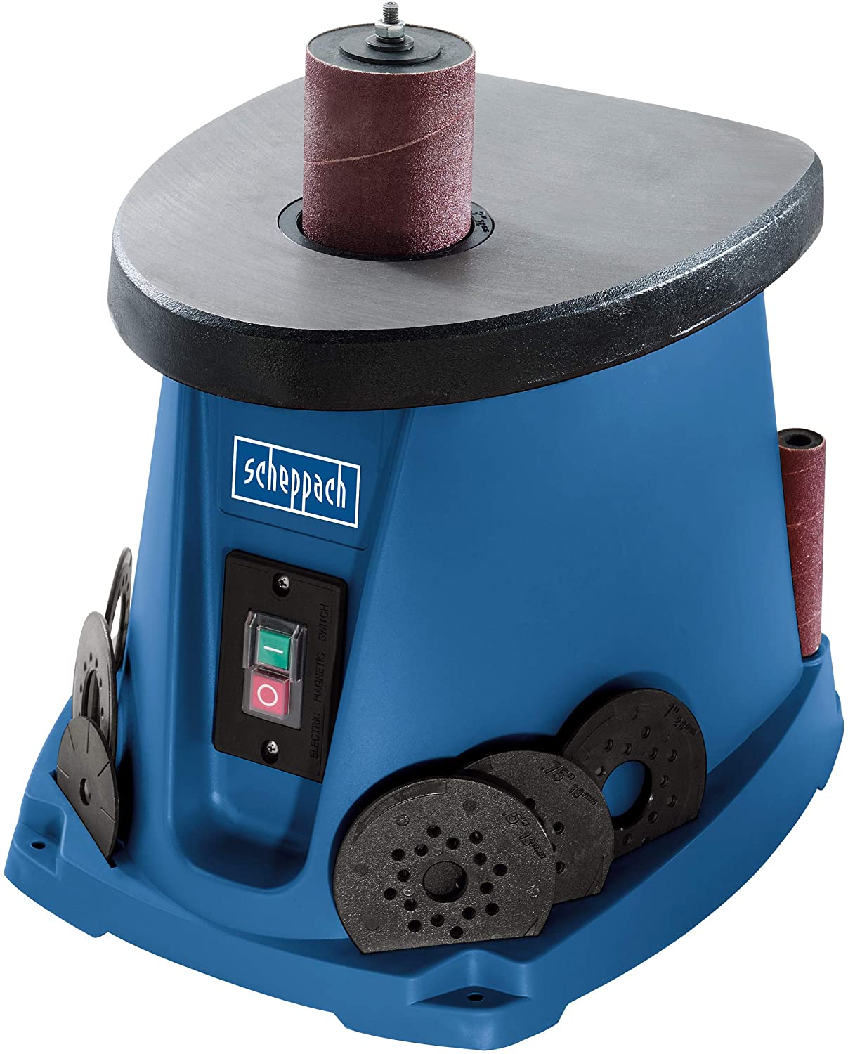 SCHEPPACH OSM100 Oscillating Bobbin Sander - เครื่องขัดกระดาษทรายแบบแกนหมุนขึ้นลงได้ SCHEPPACH รุ่น OSM100 - 490340190