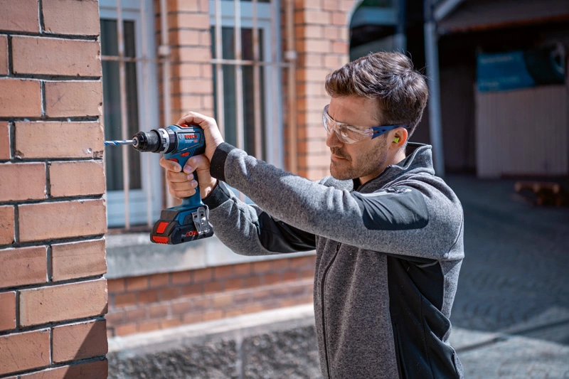 BOSCH GSB 18V-90 C Cordless Drill and Driver (Tool only, without battery and charger) - สว่านไขควงกระแทกไร้สาย LI-Ion 18V รุ่น GSB 18V-90 C (ไม่มีแบตเตอรี่ ไม่มีแท่นชาร์จ) - 06019K61L0