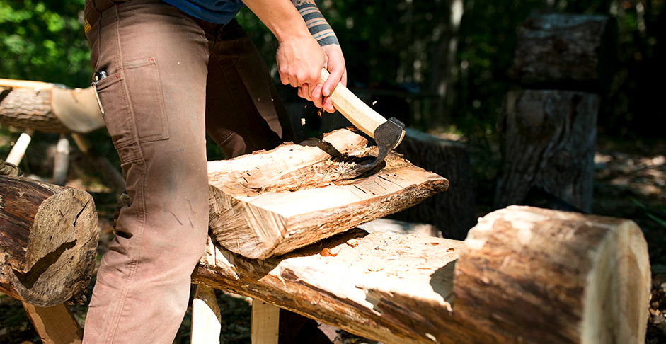 PFEIL One-Handed Curved Adze, Hohl K -ขวานถากไม้ หรือขุดไม้ใช้งานด้วยมือข้างเดียว รุ่น Hohl (สินค้าสั่งซื้อล่วงหน้า Pre-Order)