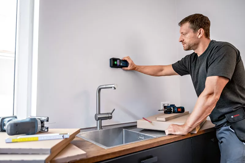 BOSCH GMS 120-27 Metal Detector and Wall Scanner- เครื่องสแกนหาเหล็ก Bosch รุ่น GMS 120-27 - 0601081700