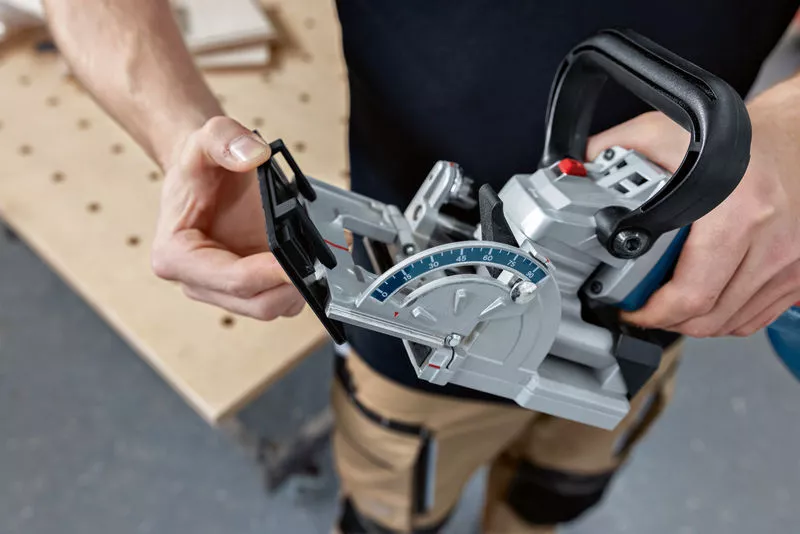 BOSCH GFF 18V-22 18v Cordless Biscuit Jointer - เครื่องเซาะร่องใส่แผ่นบิสกิตไร้สาย 18v Li-Ion บ๊อช รุ่น GFF 18V-22 (ตัวเปล่าไม่มีแบตเตอรี่ ไม่มีแท่นชาร์ท) - 0601620101 (Pre-Order)