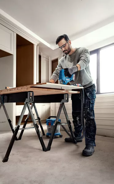 BOSCH GST 183-LI - 18V Cordless Jigsaw (Tool only without Battery and Charger) - เลื่อยจิ๊กซอว์ไร้สายใช้แบตเตอรี่ 18 โวล์ท (เครื่องเปล่าไม่มีแบตเตอรี่ ไม่มีแท่นชาร์จ) บ๊อช รุ่น GST 183-LI - 06015B70L0