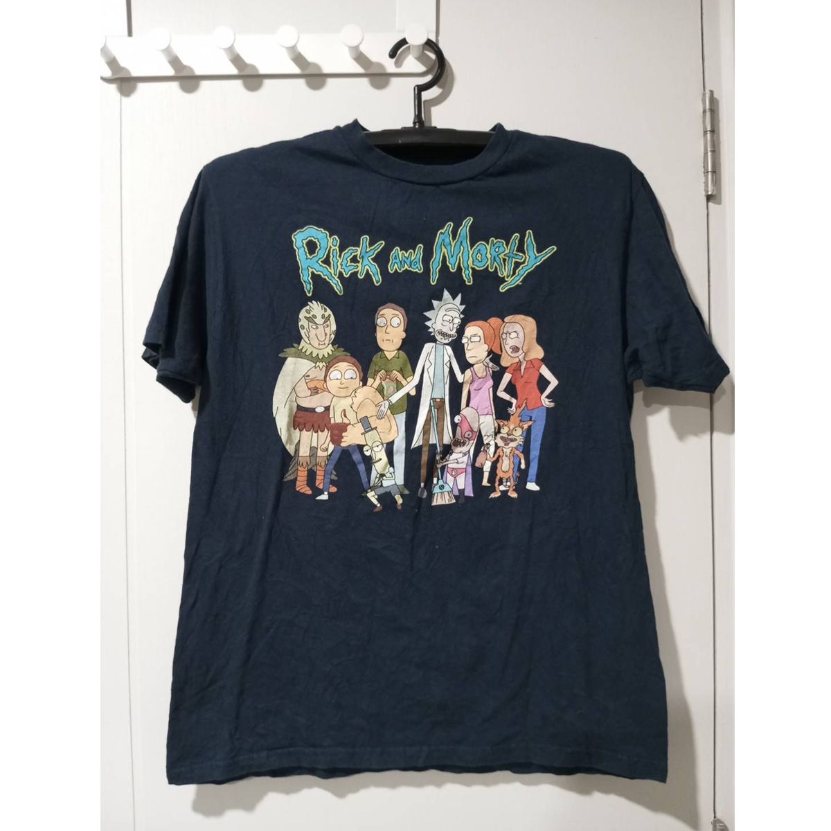 เสื้อยืดวินเทจ มือสอง T-Shirt Vingtage Rick And Morty ริค แอนด์ มอร์ตี้ มือสอง