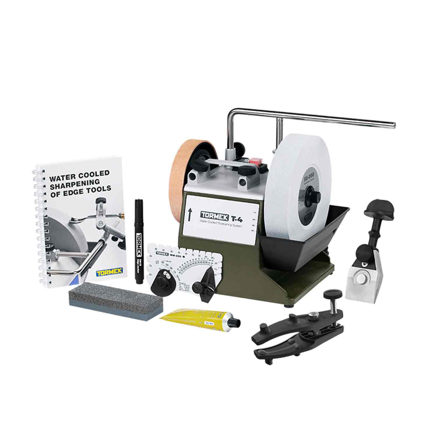 TORMEK T-4 Bushcraft Limited Edition Water Cooled Sharpening System - เครื่องลับคมหล่อเย็นด้วยน้ำขนาด 8 นิ้ว Tormek รุ่น T-4 Bushcraft (สินค้าสั่งซื้อล่วงหน้า Pre-Order)