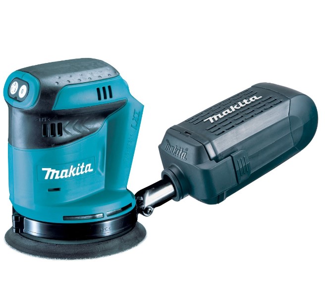 MAKITA DBO180Z 18V 125mm Cordless Mobile Orbital Sander (Tool only, without battery and charger) - เครื่องขัดกระดาษทรายไร้สายแบบโคจรขนาด 5นิิ้ว (125มม) มากีต้า รุ่น DBO180Z (ไม่มีแบตเตอรี่ ไม่มีแท่นชาร์จ)