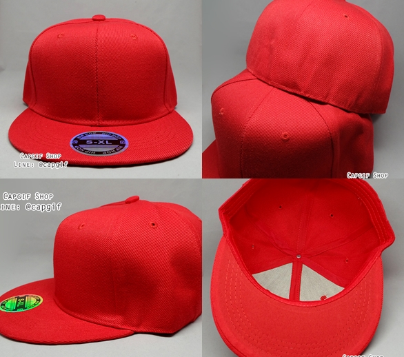 หมวกฮิปฮอปเต็มใบ HipHop Snapback Cap แบบเต็มใบ