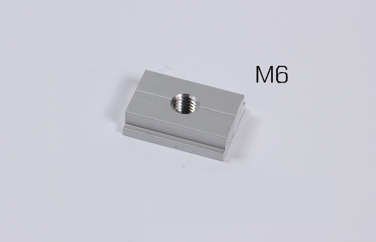 Wnew M6 or M8 T-slider for Wnew Miter-slot ตัวสไลด์ในราง ขนาดรู M6 หรือ M8 สำหรับใช้กับราง Miter ของ Wnew