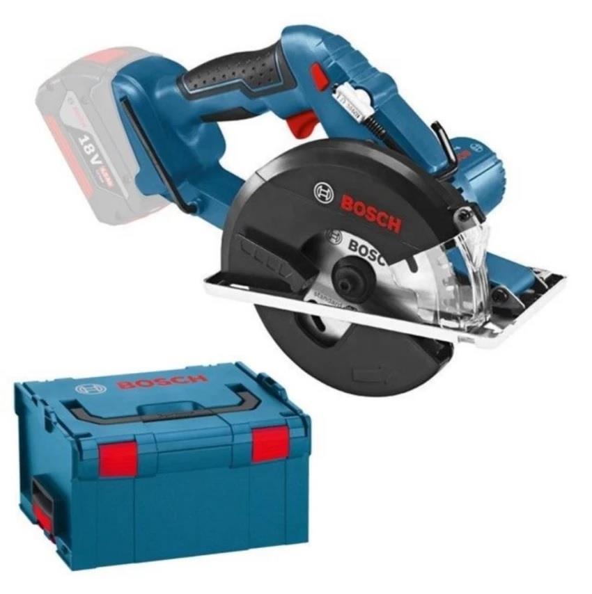 BOSCH GKM 18V-LI Cordless Metal Cutter Circular Saw (Tool Only) without Battery and Charger - เลื่อยวงเดือนไร้สายตัดเหล็ก 5นิ้ว 18V (ตัวเลื่อยเปล่า ไม่มีแบตเตอรี่ ไม่มีแท่นชาร์ท) - 06016A4001