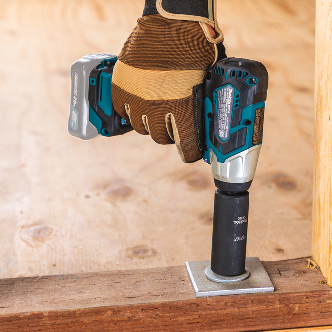 MAKITA TW161DWYE 1/2-inch Cordless Impact Wrench with Brushless Motor - บล็อคไขควงกระแทกไร้สาย 12 V max. ขนาด 1/2 นิ้ว มากีต้า รุ่น TW161DWYE