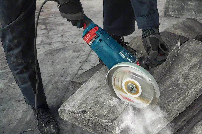 BOSCH GWS 24-180 JZ (Cyclon)- 7-inch/ 180mm Angle Grinder - ลูกหมูขนาด 7 นิ้ว/ 180มม เครื่องเจียรไฟฟ้าทรงพลัง 2,400 วัตต์พร้อมระบบป้องกันฝุ่น Cyclon รุ่น GWS 24-180 JZ (Cyclon) - 06018C23K0