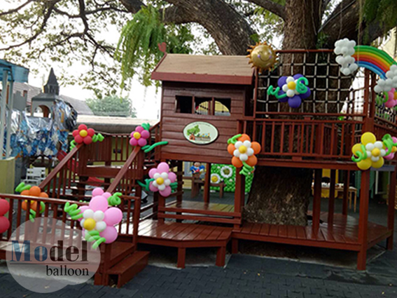 จัดลูกโป่งกิจกรรมโรงเรียน balloonmodel