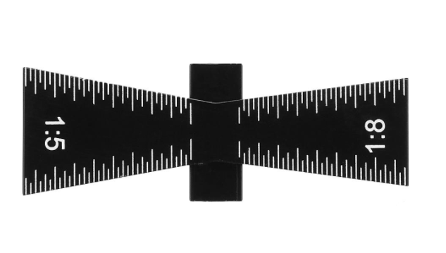SIT Tool Dovetail Marker Wood Joints Gauge Tool with Scale 1:5 and 1:8 - ตัวเกจช่วยขีดเส้นสำหรับตัดเดือยหางเหยี่ยวด้วยเลื่อยมือให้เที่ยงตรงในการตัด