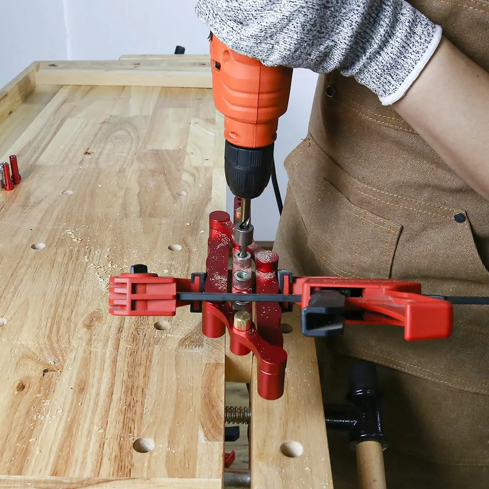 SIT TOOL 08552 - Self Centering Dowel Jig for 6mm, 8mm and 10mm Wood Dowel - จิ๊กเจาะเดือยกลม แบบเจาะกึ่งกลางไม้โดยอัตโนมัติ รองรับเดือยกลมขนาด 6, 8 และ 10มม
