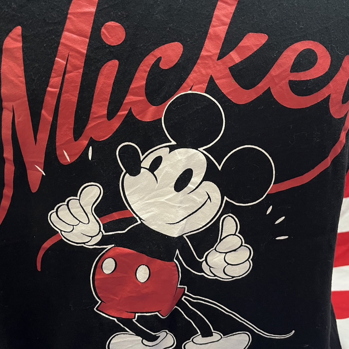 เสื้อยืดวินเทจมือสอง Vintage T-Shirt เสื้อยืดมิกกี้เมาส์ วินเทจ Mickey Mouse งานป้าย Disney