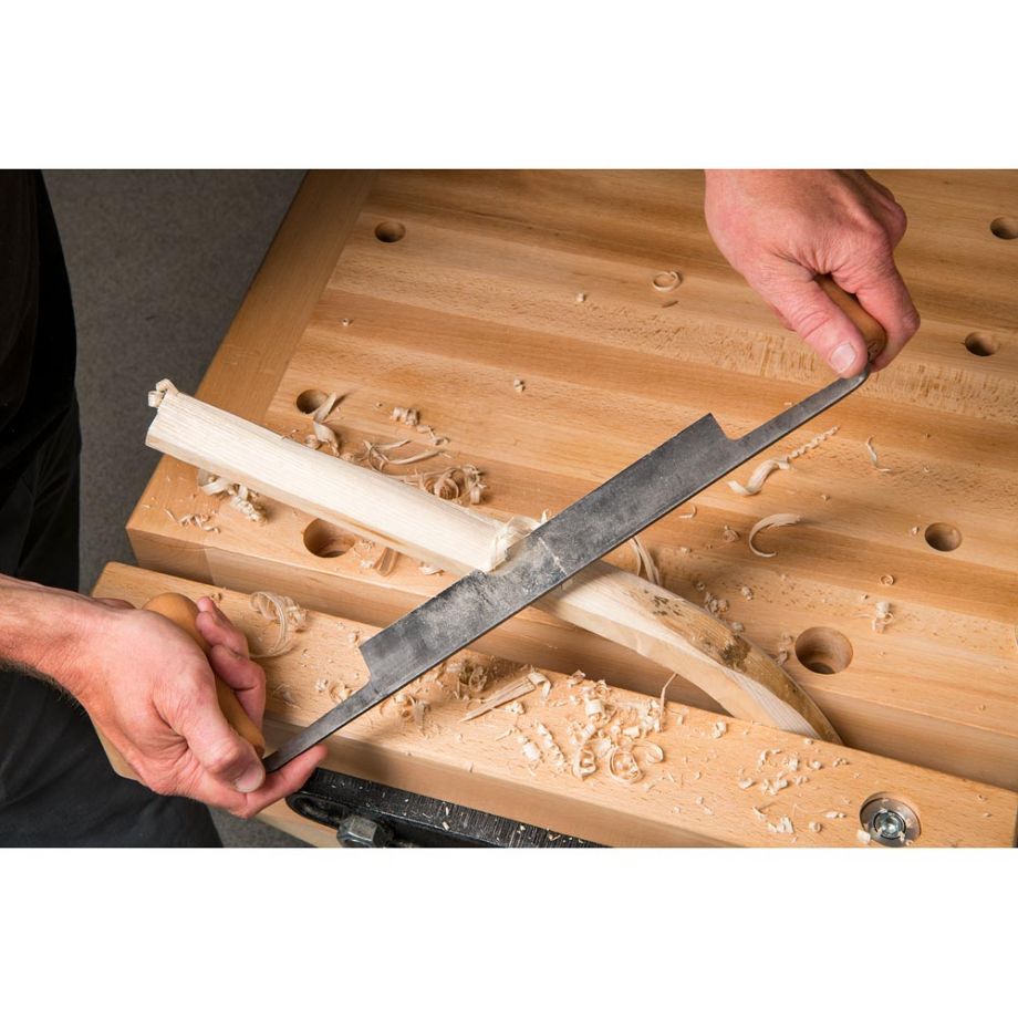 KIRSCHEN (Two Cherries) Drawknife, Straight- มีดถากไม้ชนิดใบมีดตรง ขนาดความยาวใบมีด 225มม. - ผลิตจากเยอรมัน