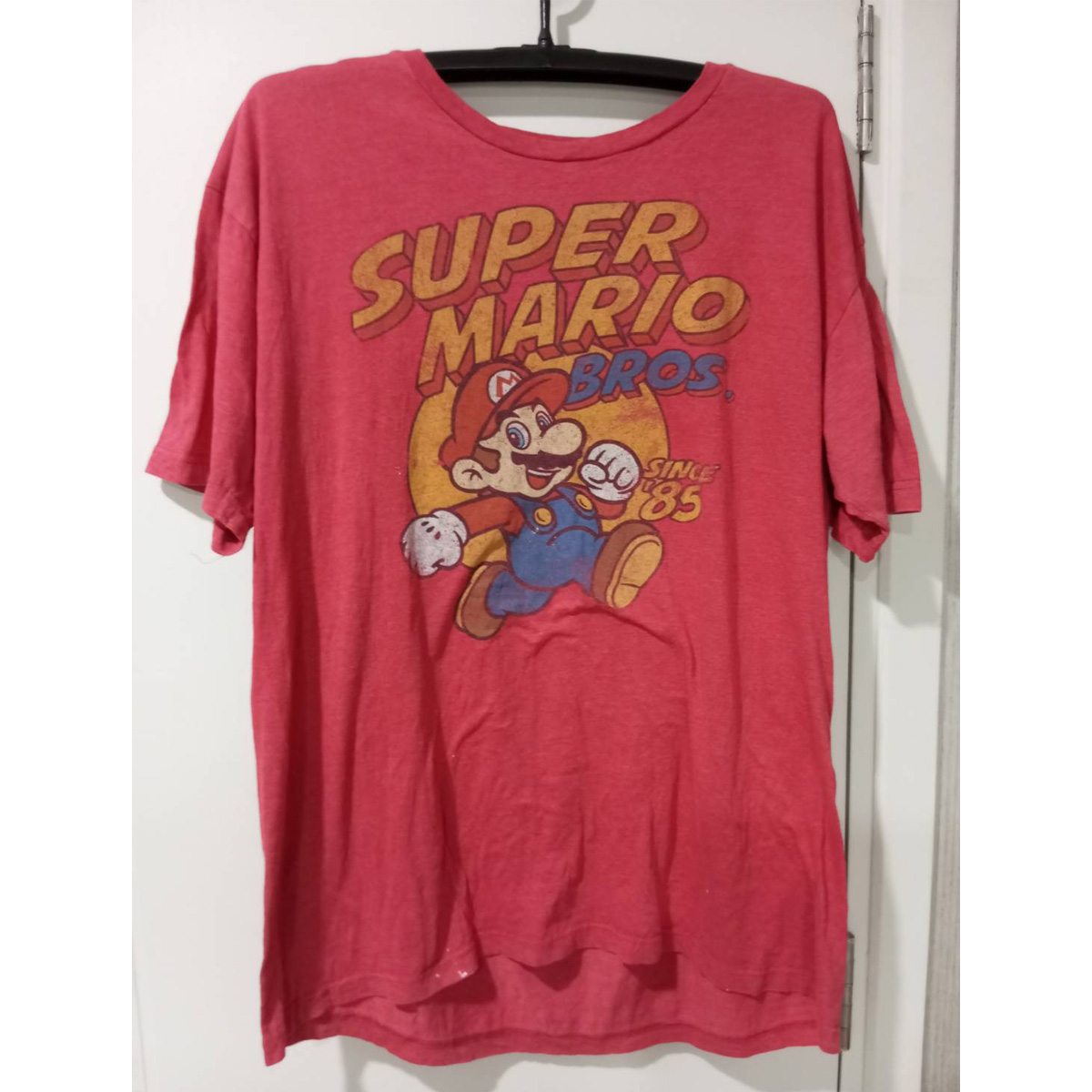 เสื้อยืดวินเทจ มือสอง T-Shirt Vingtage ลายการ์ตูน Super Mario Bros ซูเปอร์มาริโอ้ มือสอง
