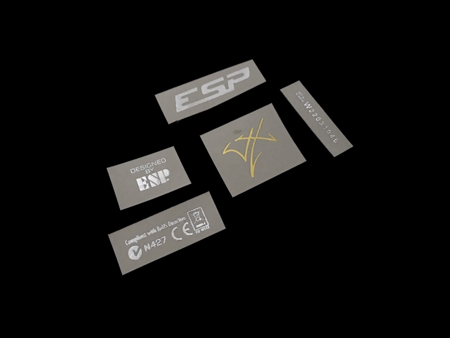 Esp Iron Cross James Hetfield Signature