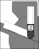 WIXEY WR410 8-inch Digital Protractor บรรทัดวัดมุมแบบดิจิตอลขนาด 8 นิ้ว